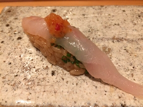 虎河豚の握り