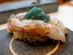 牡丹海老の握り