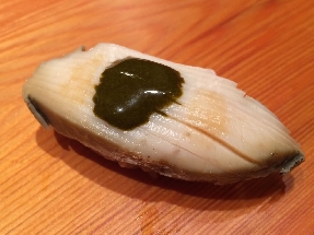 黒鮑の握り