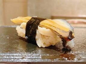 蝦夷鮑の握り